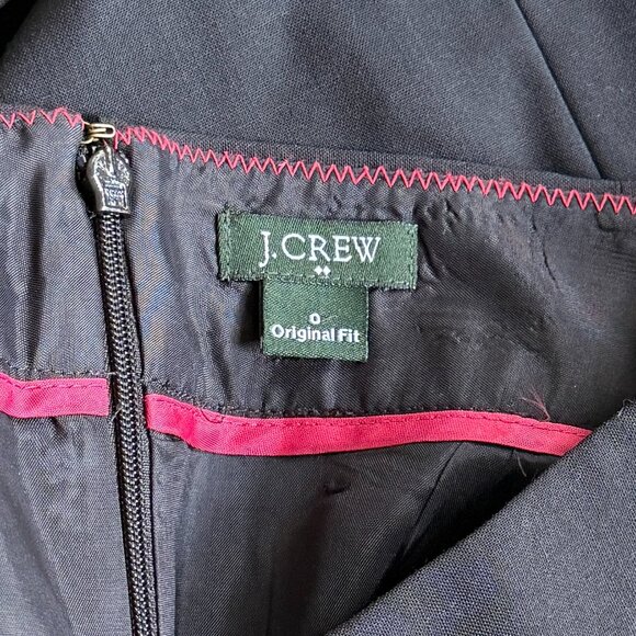 J. Crew Original Fit Black Wool Blend Pencil Skirt (size 0) - Picture 10 of 15